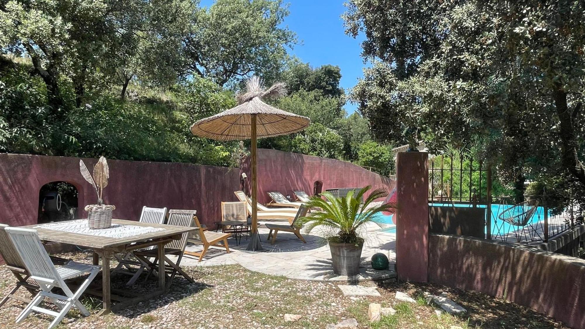Vila Jolie Annexe Du Mas Dans Le Coeur De La Garrigue Nimoise Nîmes Exteriér fotografie